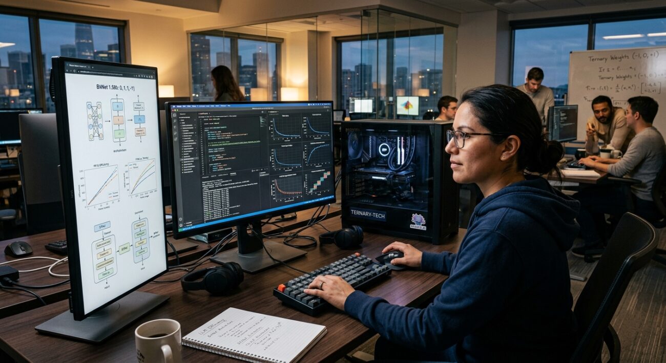 Imagen para: El auge de los modelos LLM ternarios: eficiencia y desafíos con BitNet y Axolotl