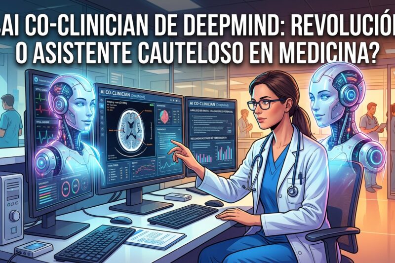 AI Co-Clinician de DeepMind: ¿Revolución o asistente cauteloso en medicina?