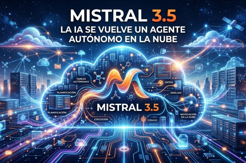 Mistral 3.5: La IA se vuelve un agente autónomo en la nube